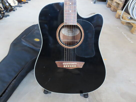 Guitar WASHBURN inkl. Stativ og taske