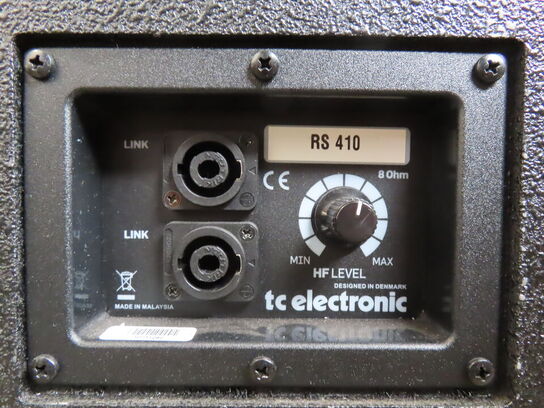 Bas Højtaler Kabinet TC ELECTRONICS RS410