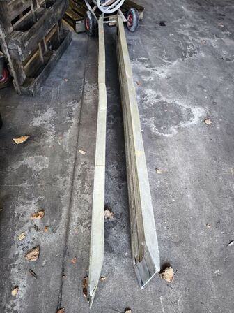 2 stk. aluramper 260 cm