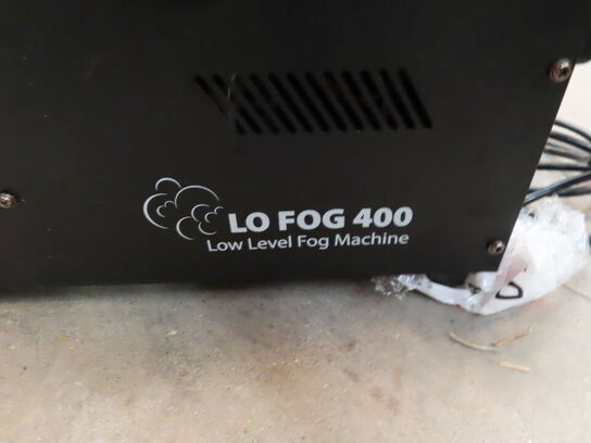 2 stk. røgmaskiner LO FOG 400 
