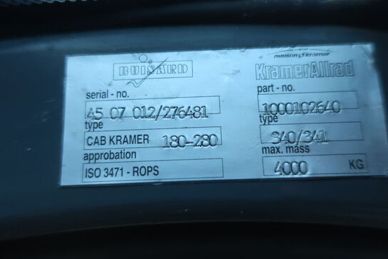 Minilæsser NEUSON KRAMER Allrad 280 4t.