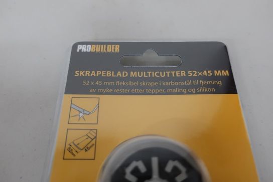 40 stk. skrabeblad PROBUILDER 