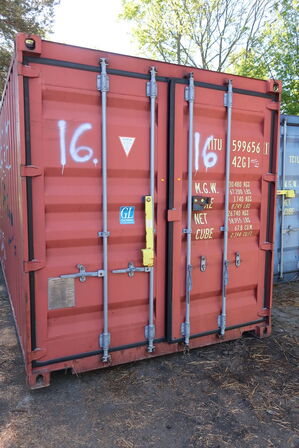 40" container uden indhold