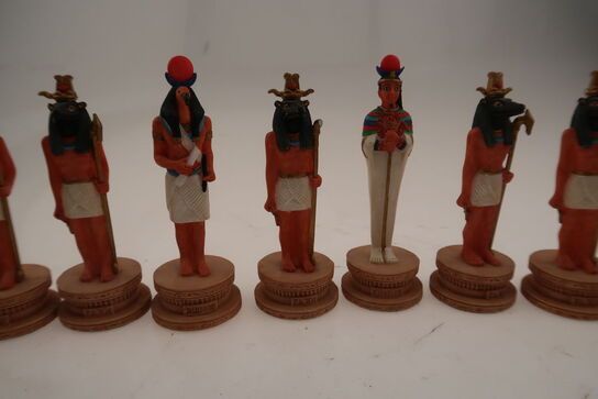 14 stk. egyptiske figurer