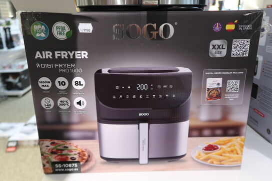 SOGO FRE-SS-10875 | Airfryer PRO 1600 8L.