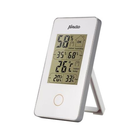 2 stk. Alecto WS-75 digital indendørs termo-/hygrometer