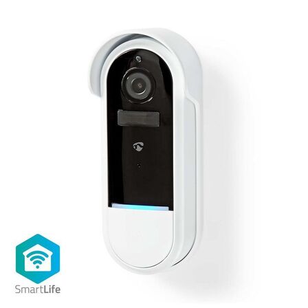 Nedis SmartLife - Smart dørklokke - trådløs - Wi-Fi - 2.4