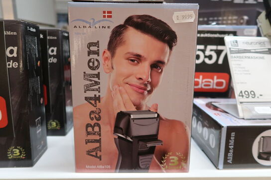 ALBA 105 shaver med elektronisk display