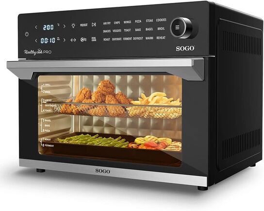 Sogo Electric Oven with Air Fryer, Oil Free Fryer, 30L, 1800W