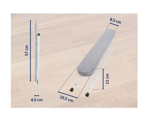 Strygebræt Leifheit 71820 Hvid Grå 57 x 10,5 cm