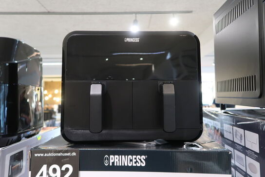 Princess airfryer 182068 med 2 skuffer 2 x 4 liter 2400 watt