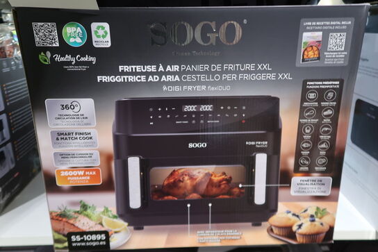 SOGO FRE-SS-10895 | Airfryer Dual Basket 10,5L