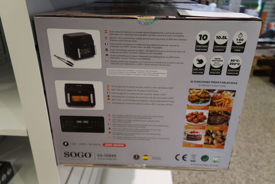 SOGO FRE-SS-10895 | Airfryer Dual Basket 10,5L