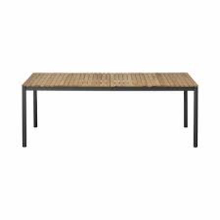 Cinas Mood Classic havebord i antracit/teak 208x100 cm