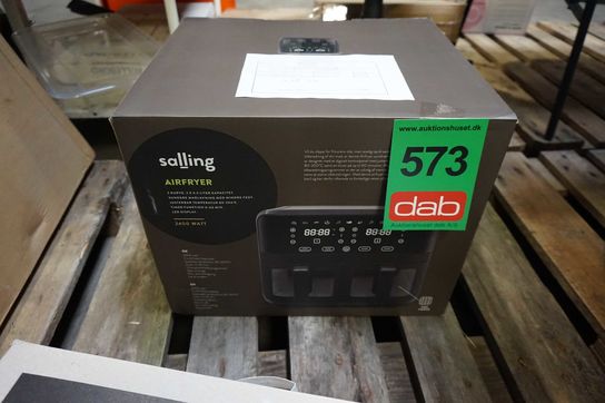 Salling dobbelt airfryer - sort 2400W