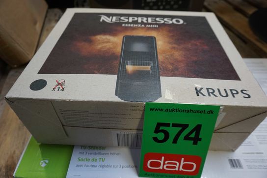 Nespresso Essenza Mini-kaffemaskine fra Krups, Sort