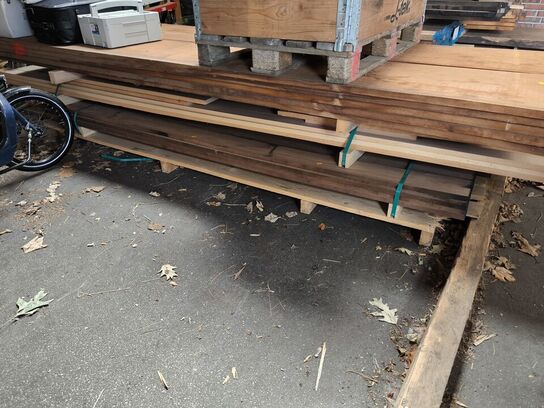 Palle med planker af mahogni m.m.