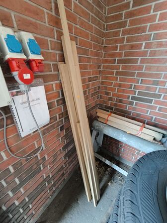 Div. MDF plader og træ