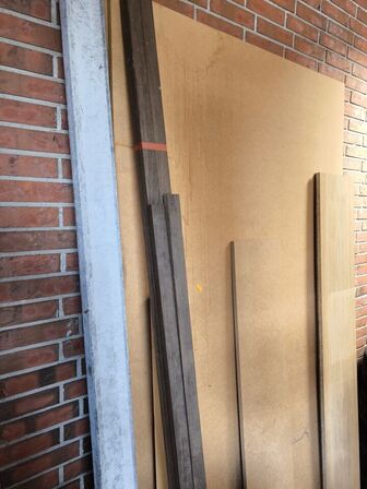 Div. MDF plader og træ