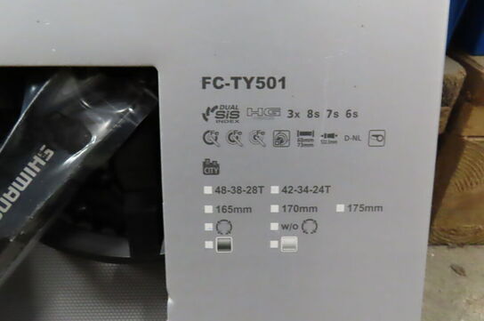 Kranksæt SHIMANO FC-TY501