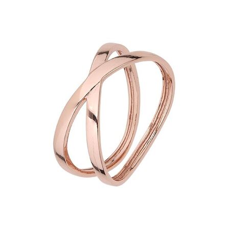 Criss Cross Ring - Str. XS/50-51 mm.