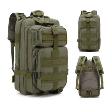 2 stk. Taktisk rygsæk 30L Military Green