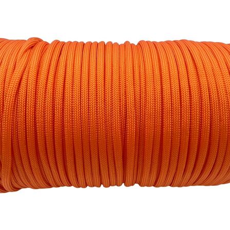 3 stk. Faldskærmsline Paracord 550 100M Orange