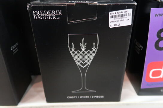 2 pk. Frederik Bagger Crispy hvidvinglas 2 stk. 25 cl