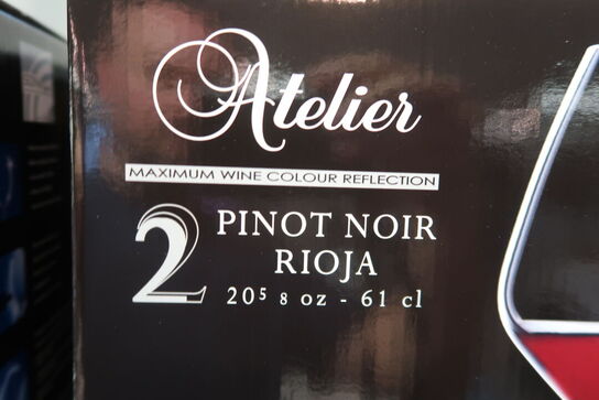 2 pk. Luigi Bormioli Atelier rødvinsglas Pinot Noir/Rioja 61 cl 2 stk.