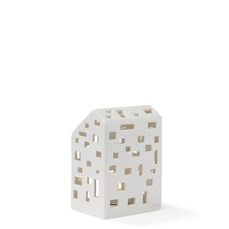 2 stk. Kähler Urbania lyshus hvid 14,5 cm