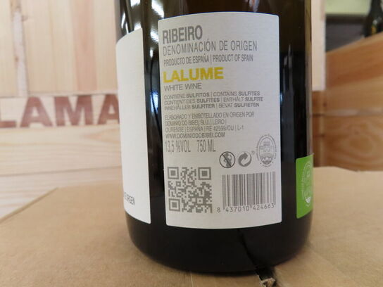 6 fl. hvidvin, DOMINIO DO BIBEI LALUME, Ribeiro 2018