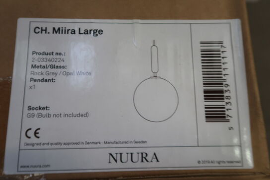 Nuura - ch. miira LARGE, rock grey/opal white