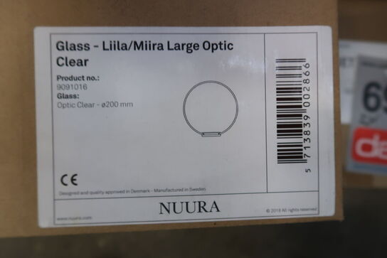 Nuura Lilla/Miira glass large, optic clear