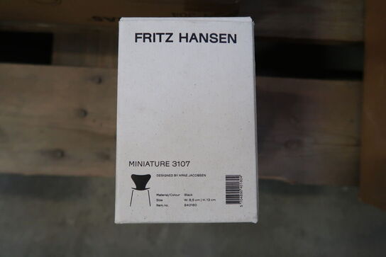 2 stk. Fritz Hansen - Serie 7™ Miniature 3107 - Black