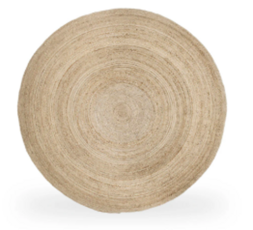 SIKA DESIGN interior - Jute Natur Round - Gulvtæppe - Ø 280 cm