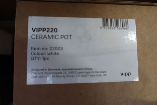 Vipp 220 - Vase - Hvid