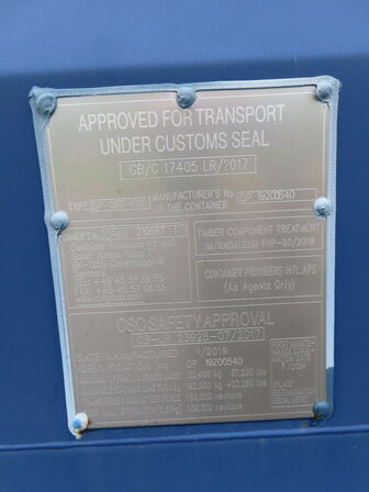 20 fod skibscontainer