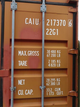 20 fod skibscontainer