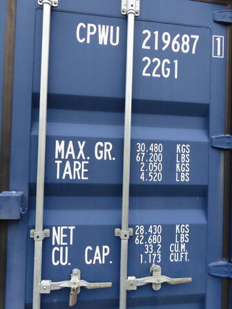 20 fod skibscontainer