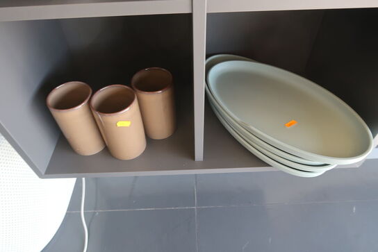 Fade, kander, opsatse, glas m.m.