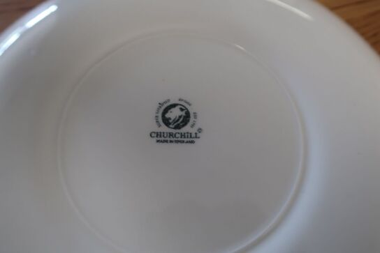 12 stk. Tallerken coupe 260 mm Era Churchill (Brugt)