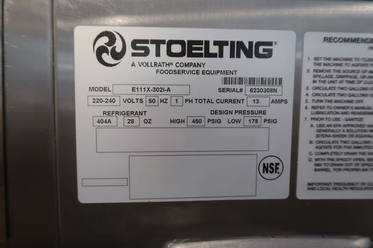 Softicemaskine STOELTING E111X-302I-A (udstilingsmodel)