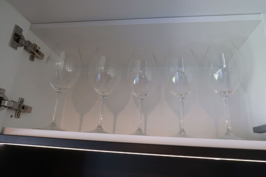 14 stk. vinglas RIEDEL og 8 stk. kopper