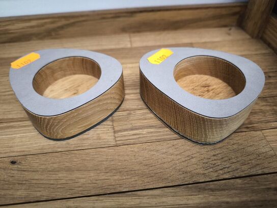 2 stk. fyrfadsstager med magnet LINDDNA