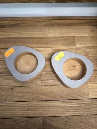 2 stk. fyrfadsstager med magnet LINDDNA