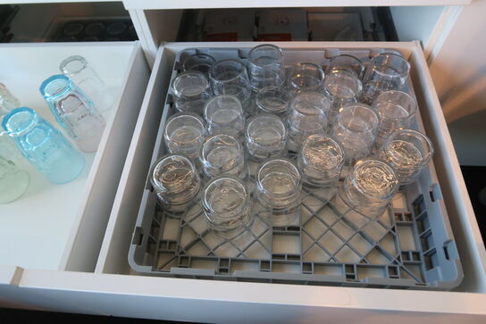 Div. glas, opvaskebakker m.m.