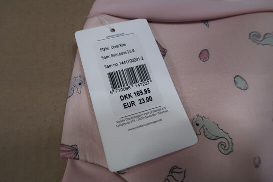 40 stk. Vanilla Copenhagen Blebadebukser Neopren Ocean Rose - str. 3-6 mdr.