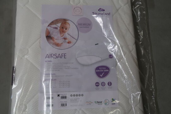 4 stk. Träumeland Air Safe kombivognsvognsmadras - 35x80 cm 
