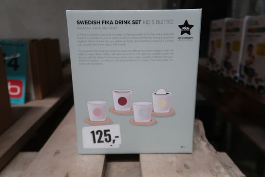 4 pk. Kids Concept Legemad - Bistro - Fika-sæt