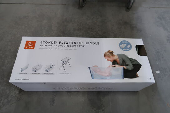 Stokke Flexi Bath inkl. indsats - Transparent Green
